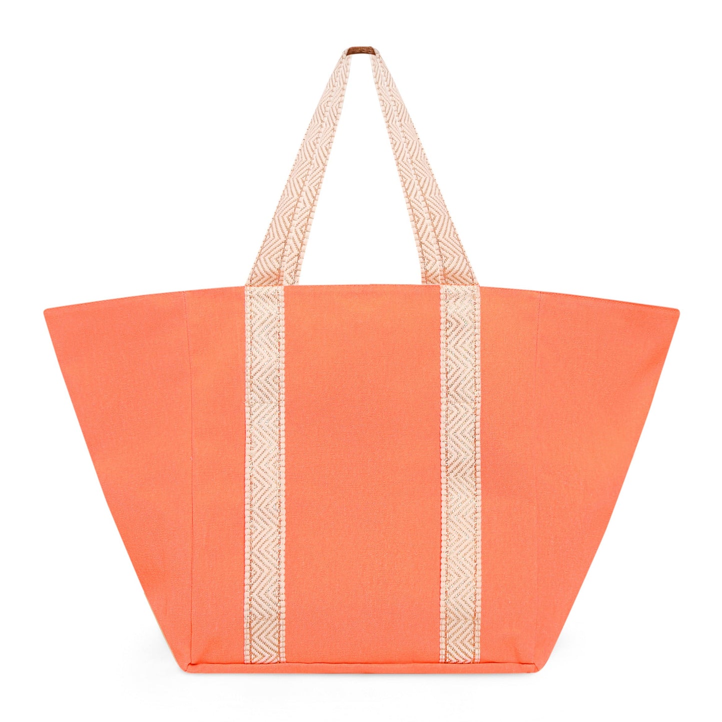 ORANGE & GOLD BEACH BAG