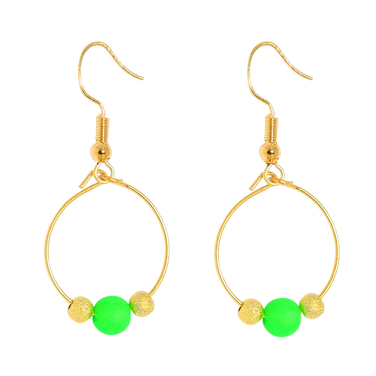 BIRDIE EARRINGS - GREEN Cockatoo
