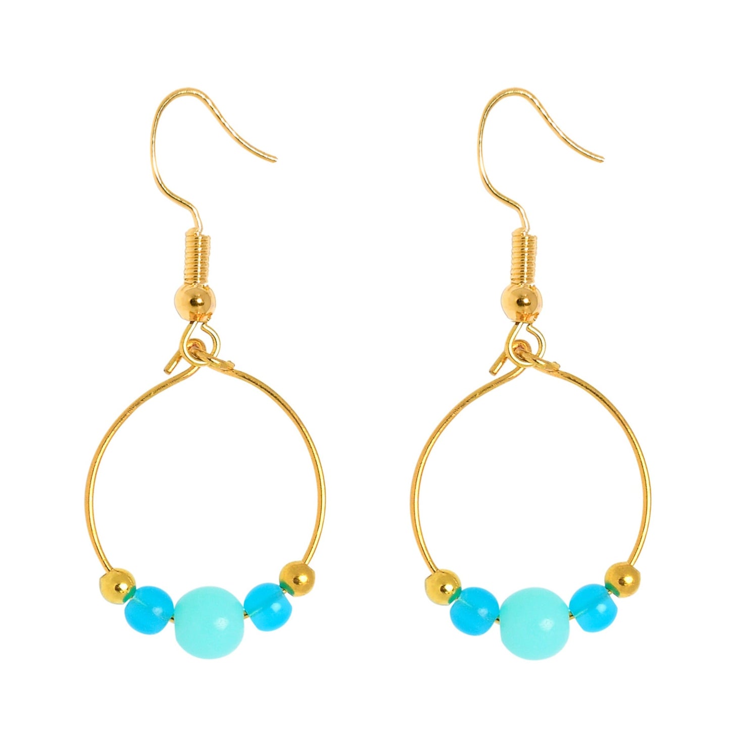 BOPPER EARRINGS - TURQUOISE Cockatoo