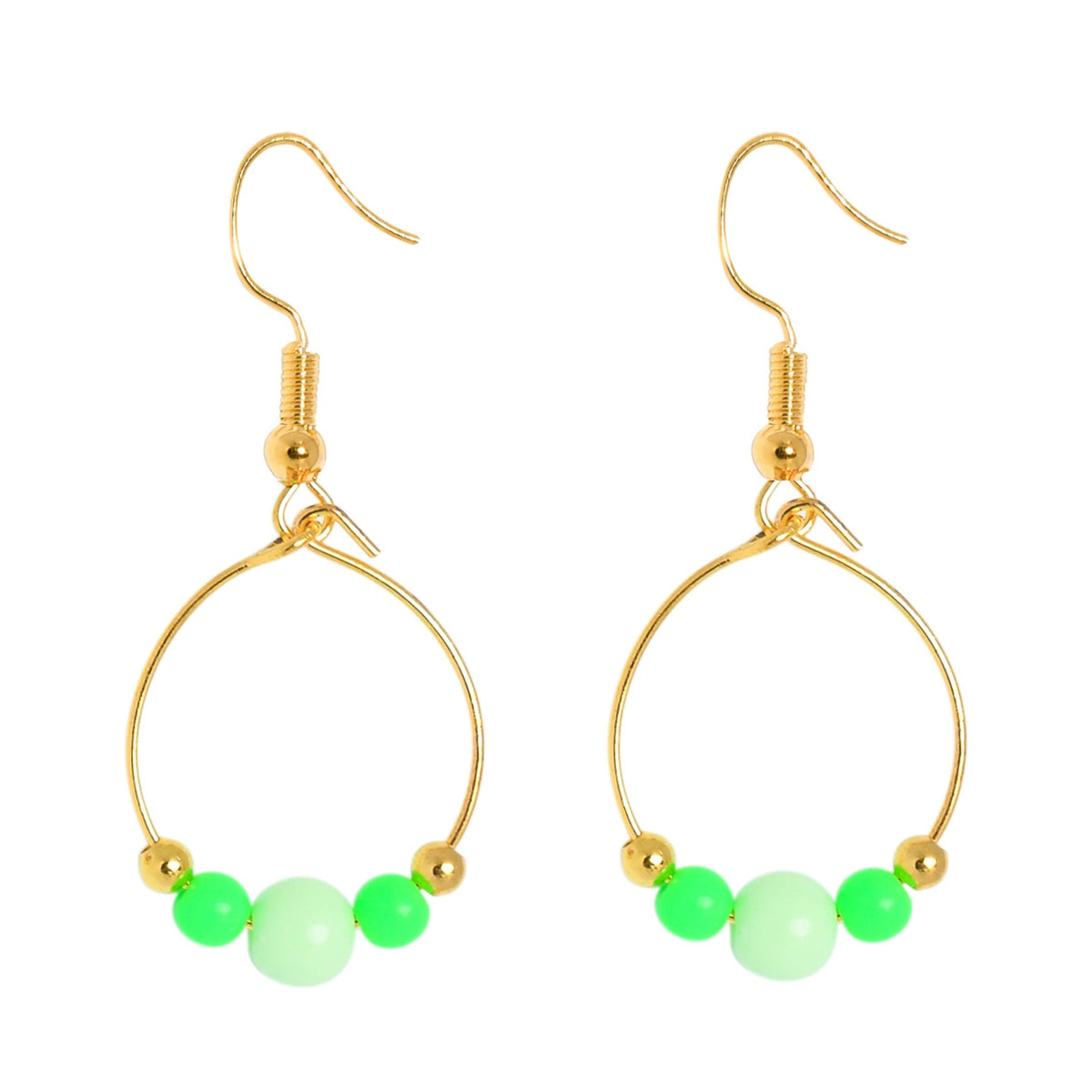 BOPPER EARRINGS - GREENS Cockatoo