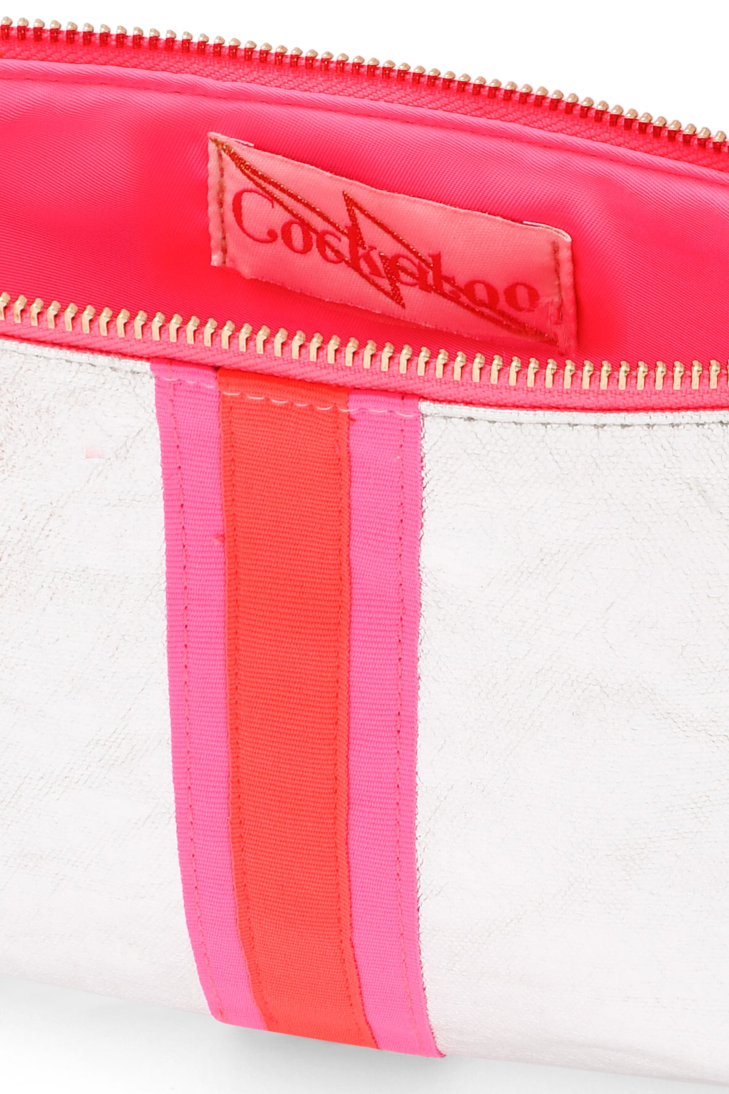 SHEENY SILVER CLUTCH