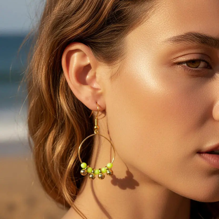 DINKY EARRINGS - YELLOW Cockatoo