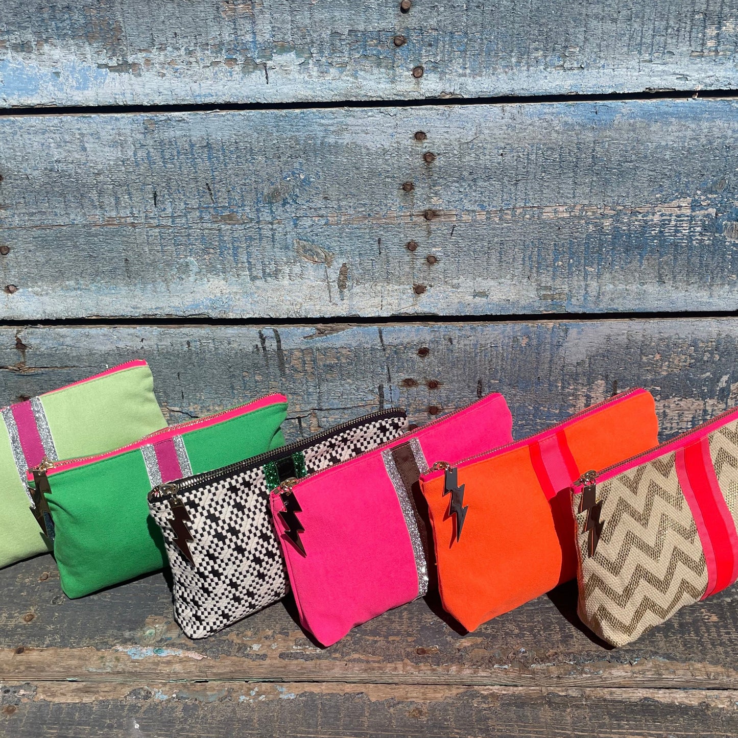 BRIGHT ORANGE CLUTCH