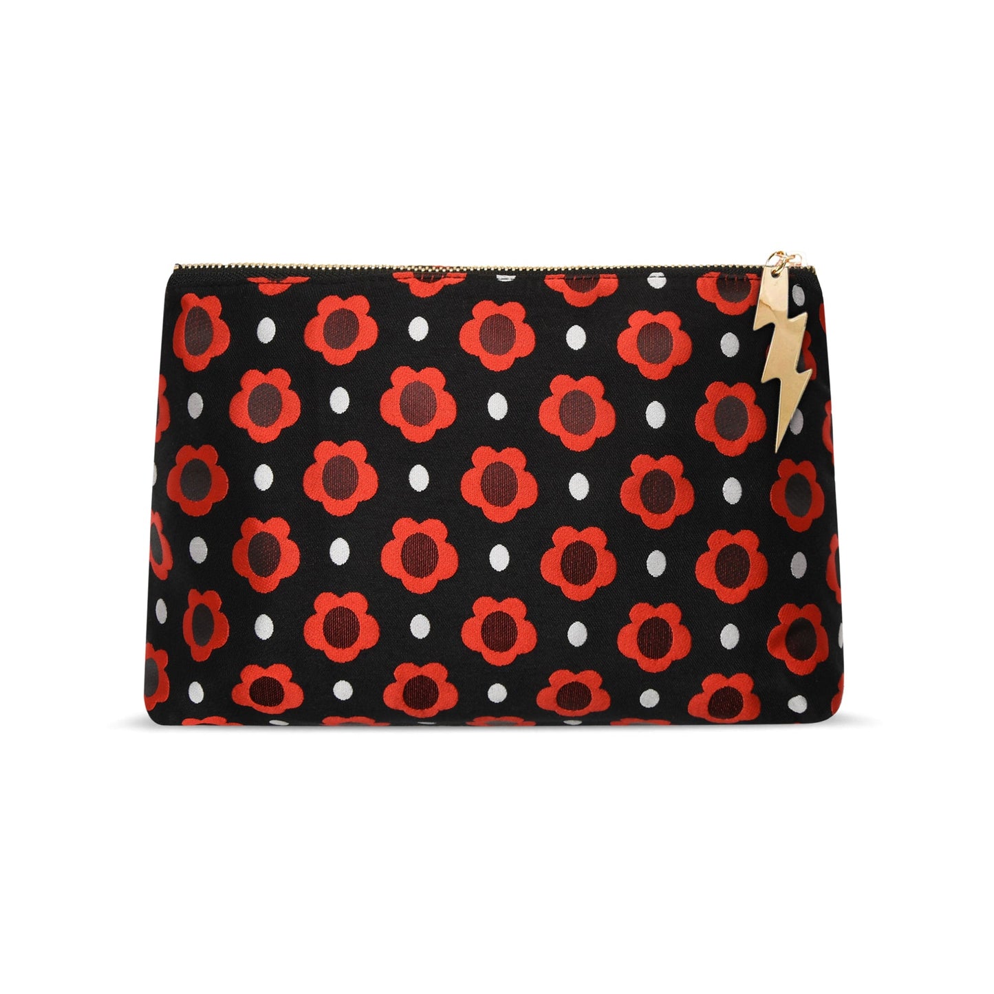 RETRO FLOWER WOVEN CLUTCH