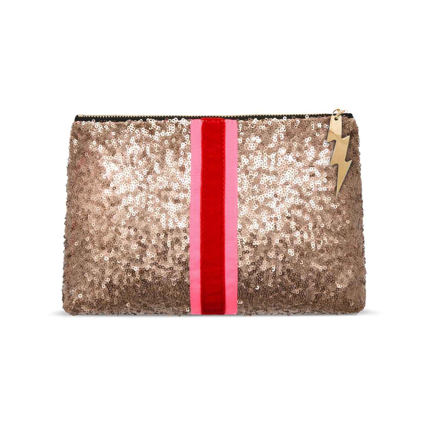 GOLD SEQUIN CLUTCH