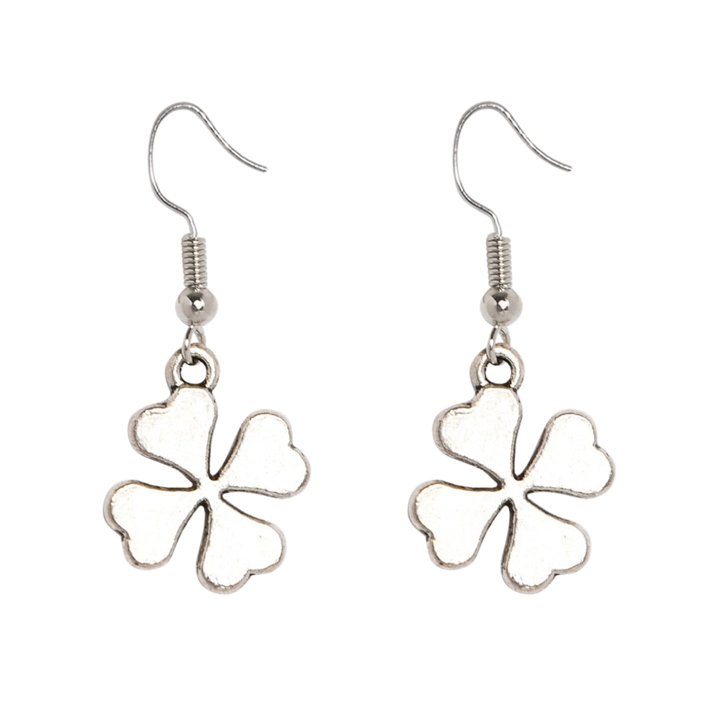 SILVER CLOVER DROPLET EARRINGS Cockatoo