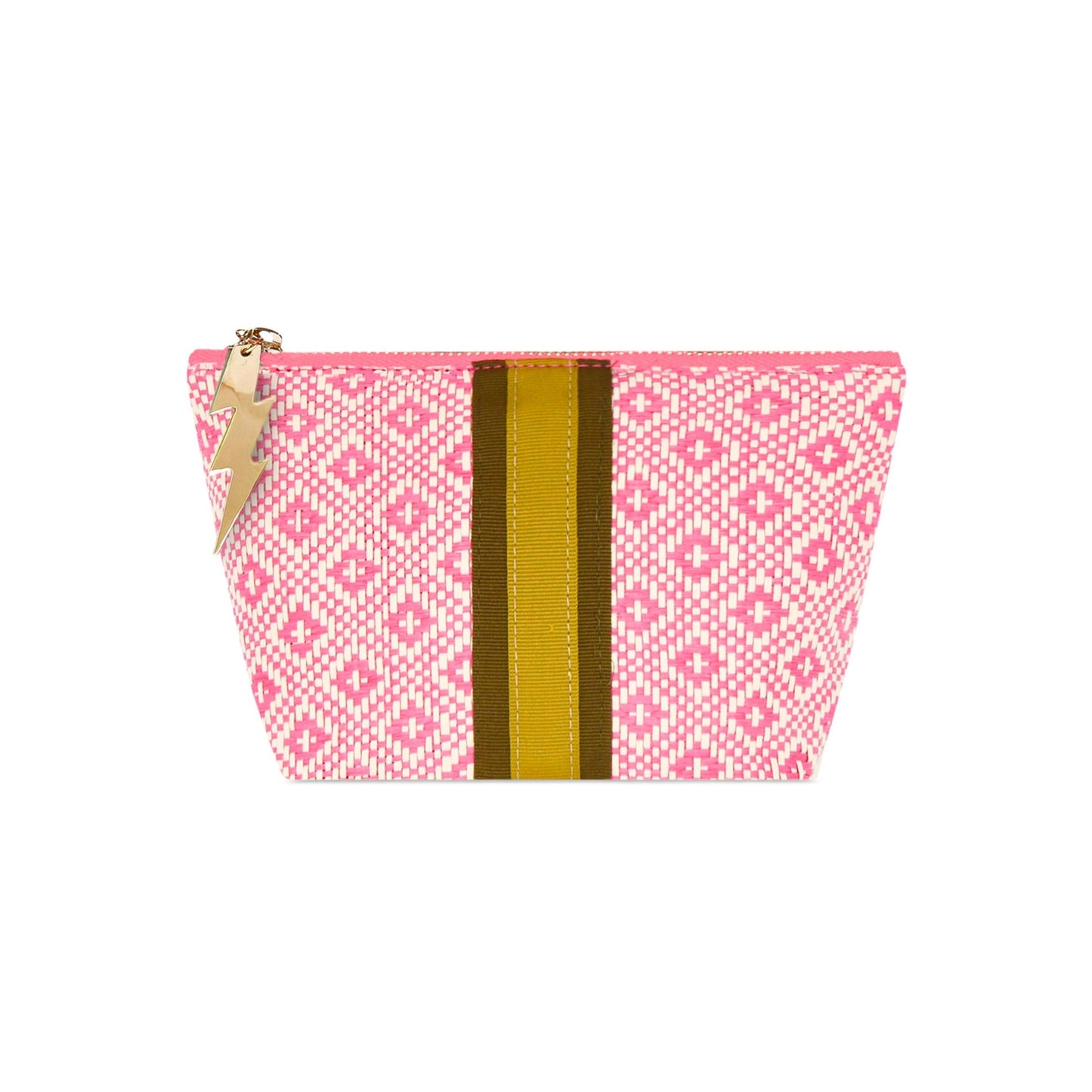 SMALL PINK DIAMOND WEAVE BAG Cockatoo