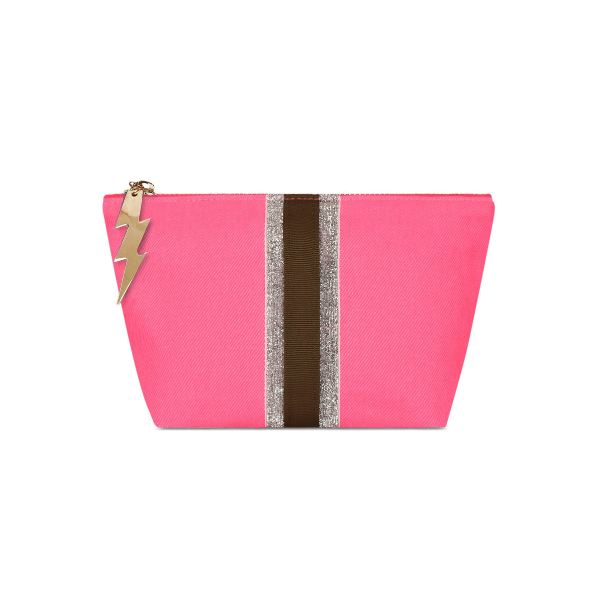 SMALL PINK GLITTER STRIPE BAG Cockatoo