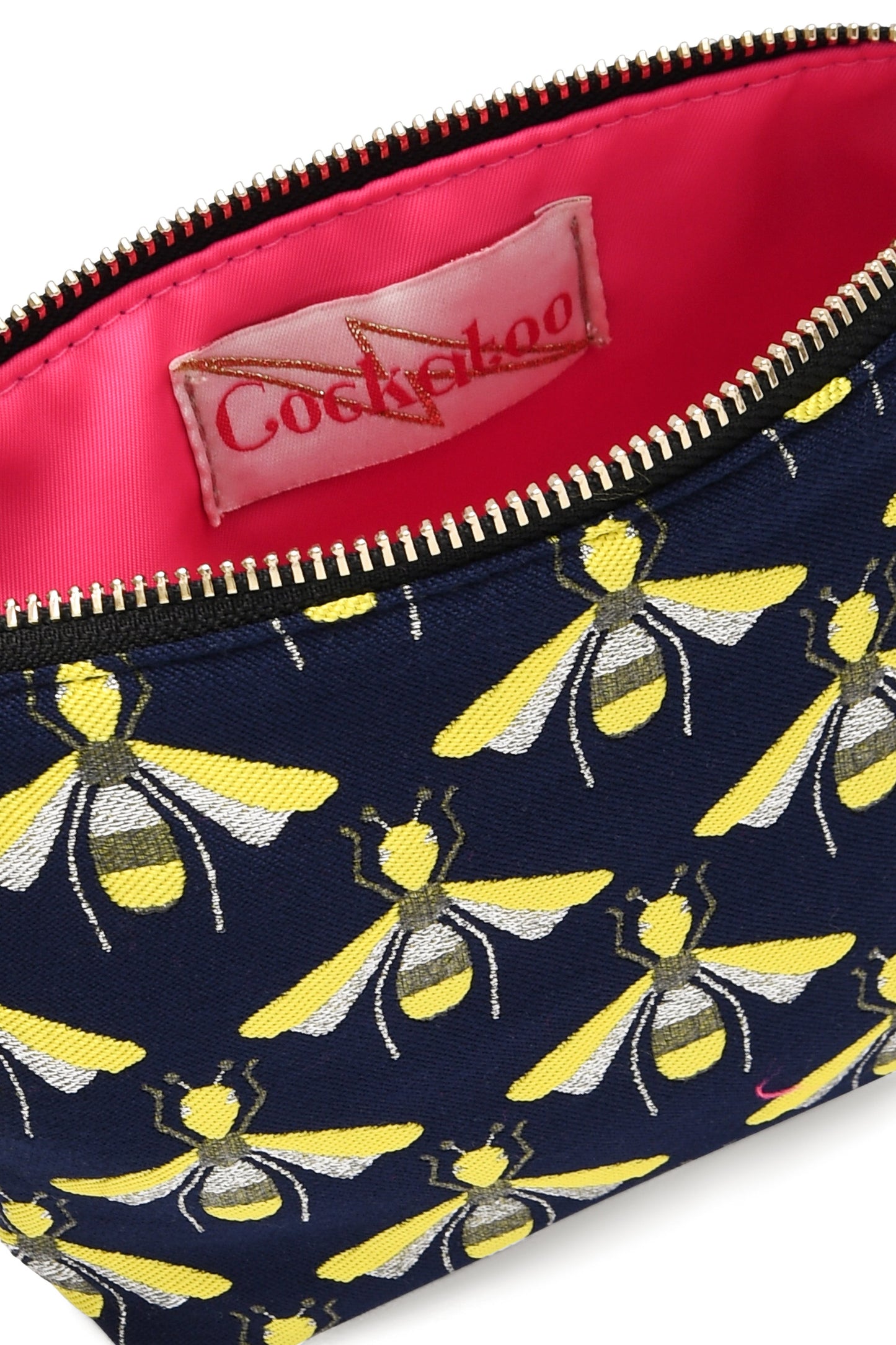 SMALL NAVY BEE BAG Cockatoo