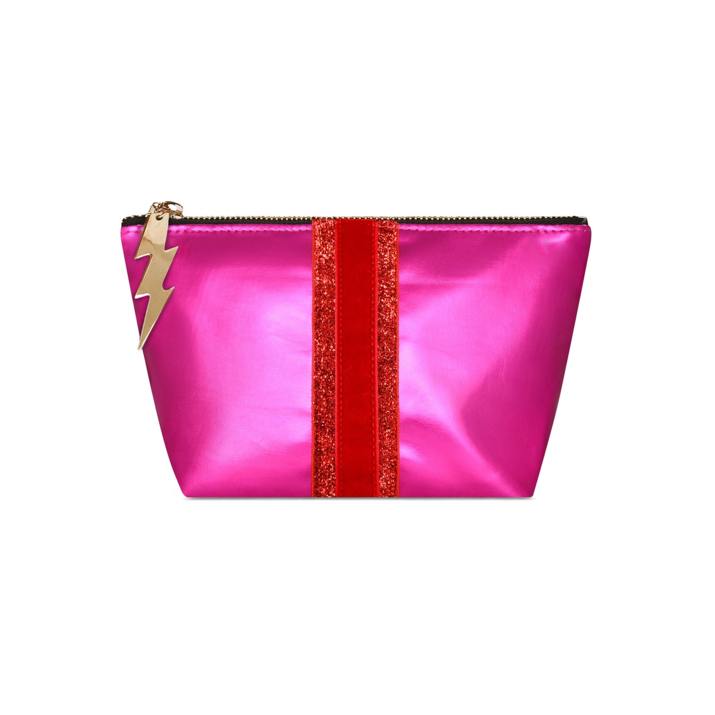 SMALL PINK METALLIC BAG