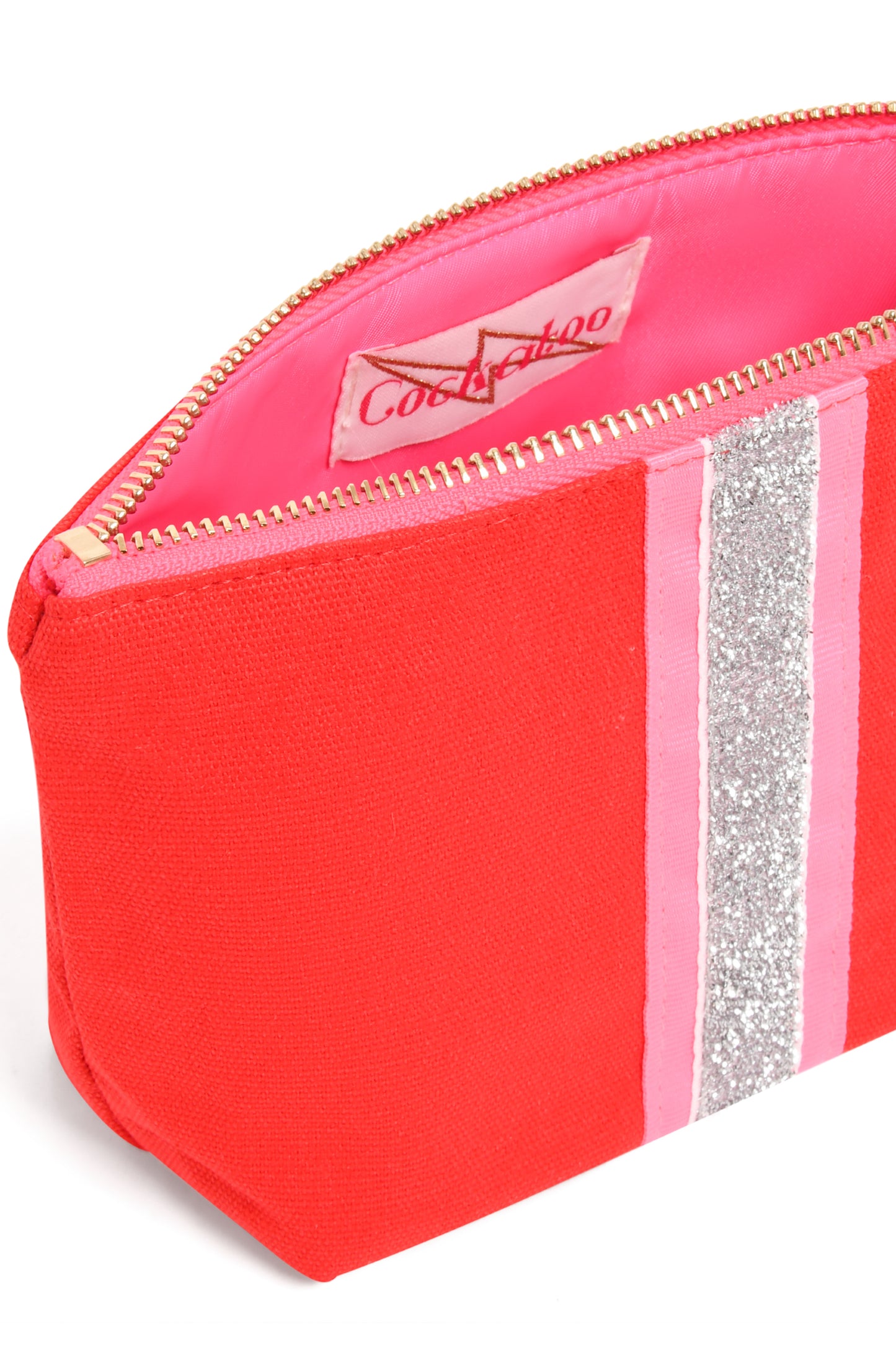 SMALL LUCKY STRIPE BAG - RED