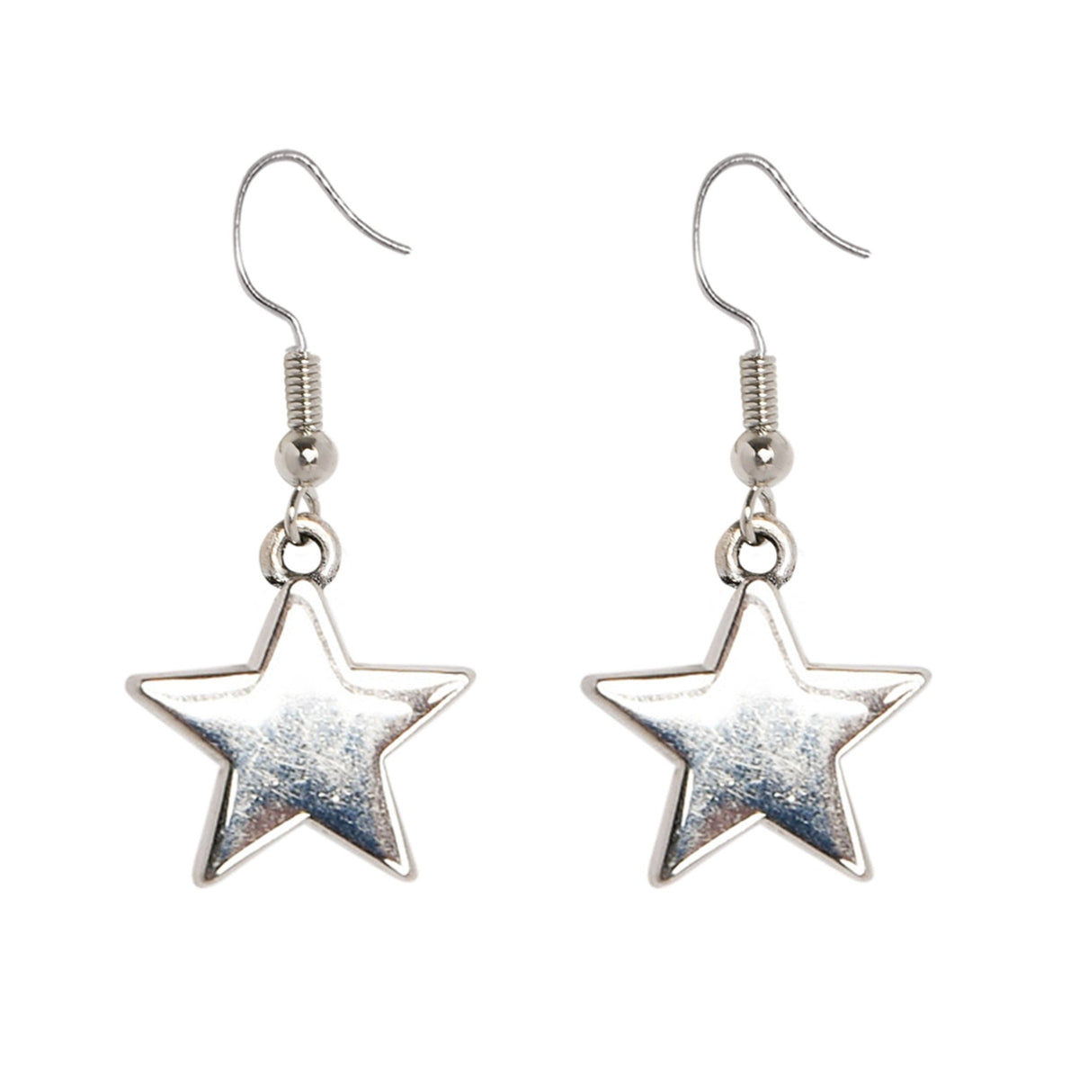SILVER STAR DROPLET EARRINGS Cockatoo