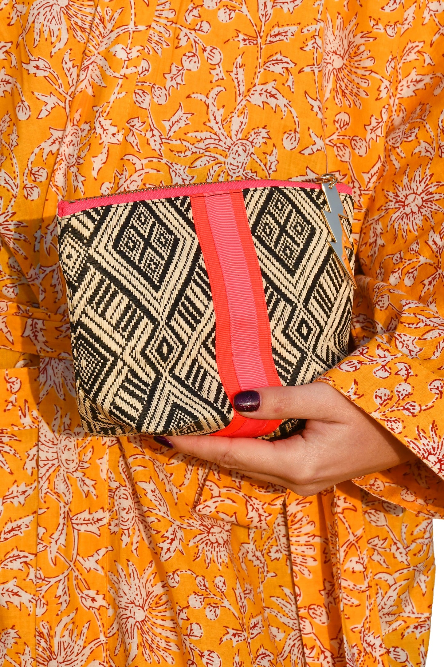 SMALL AZTEK BAG - Cockatoo