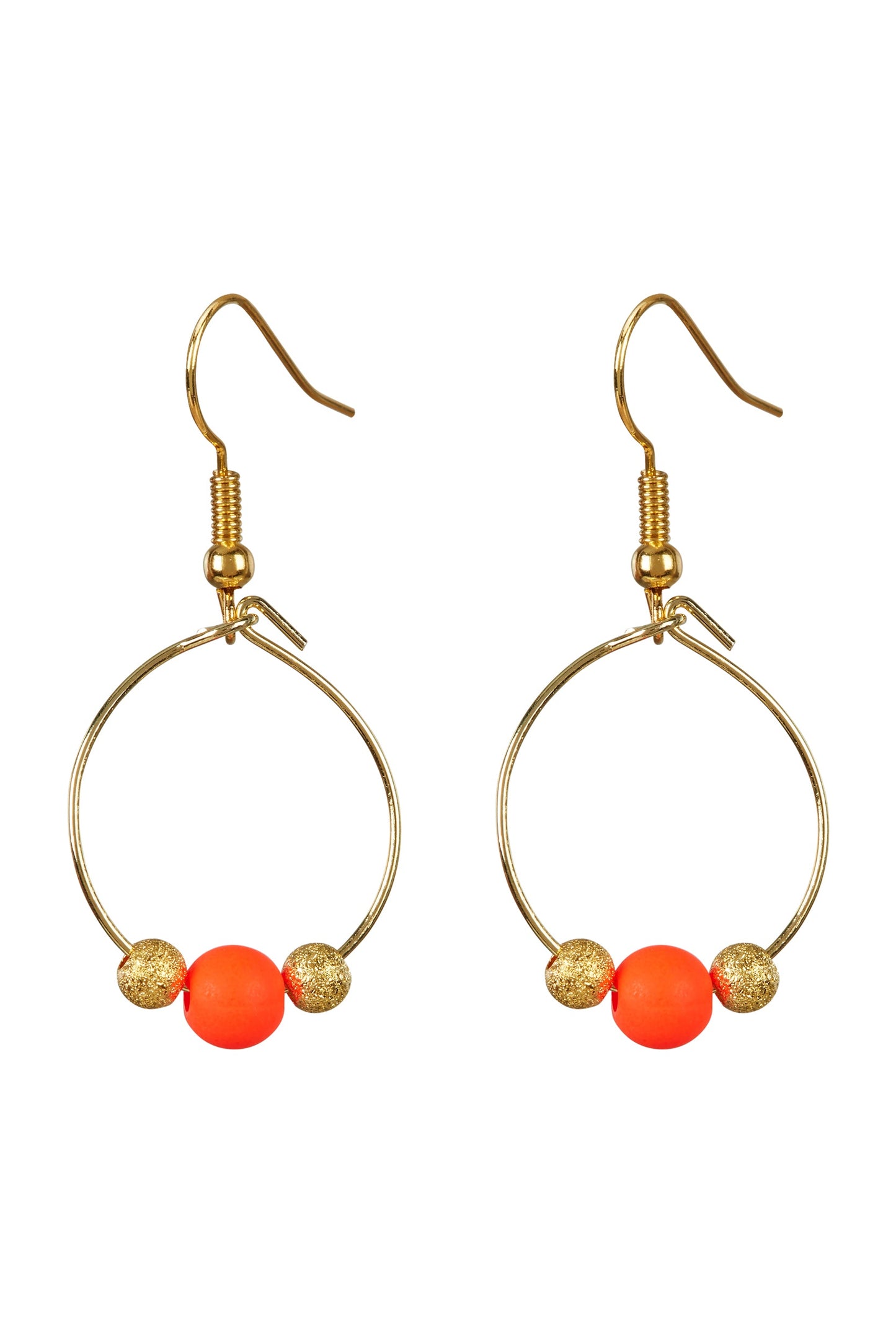 BIRDIE EARRINGS - ORANGE - Cockatoo