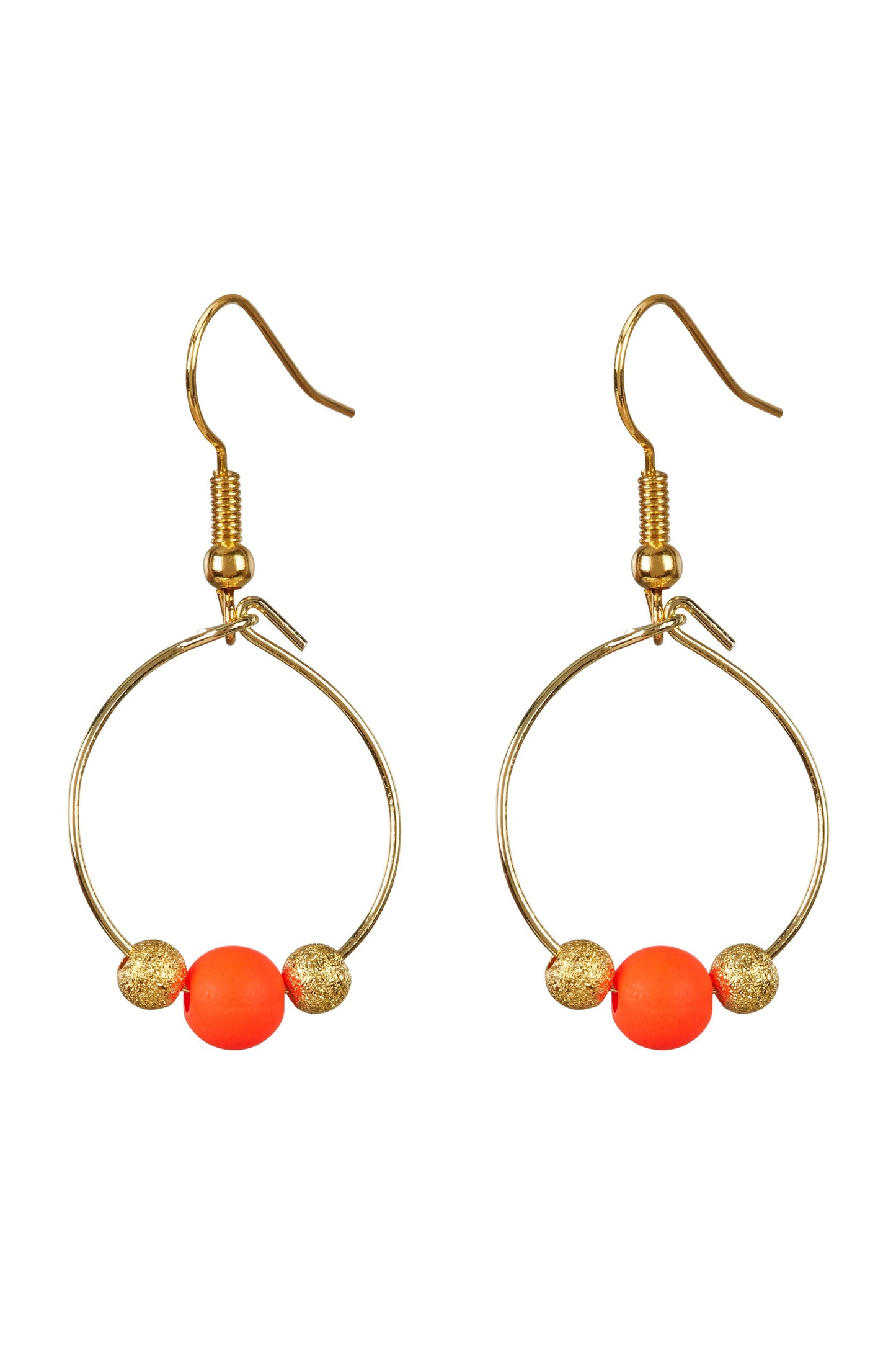 BIRDIE EARRINGS - ORANGE