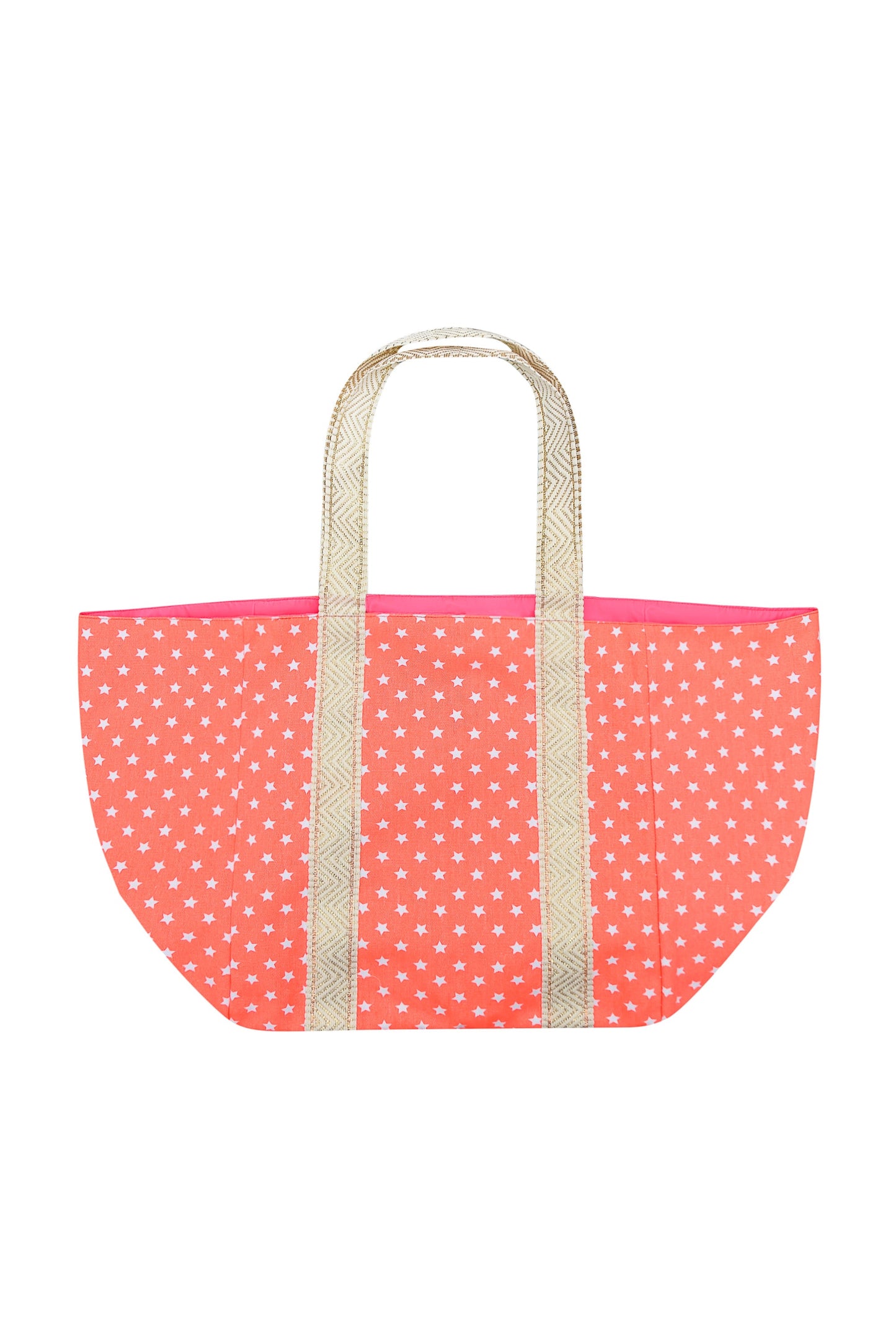ORANGE STARRY BEACH BAG - Cockatoo