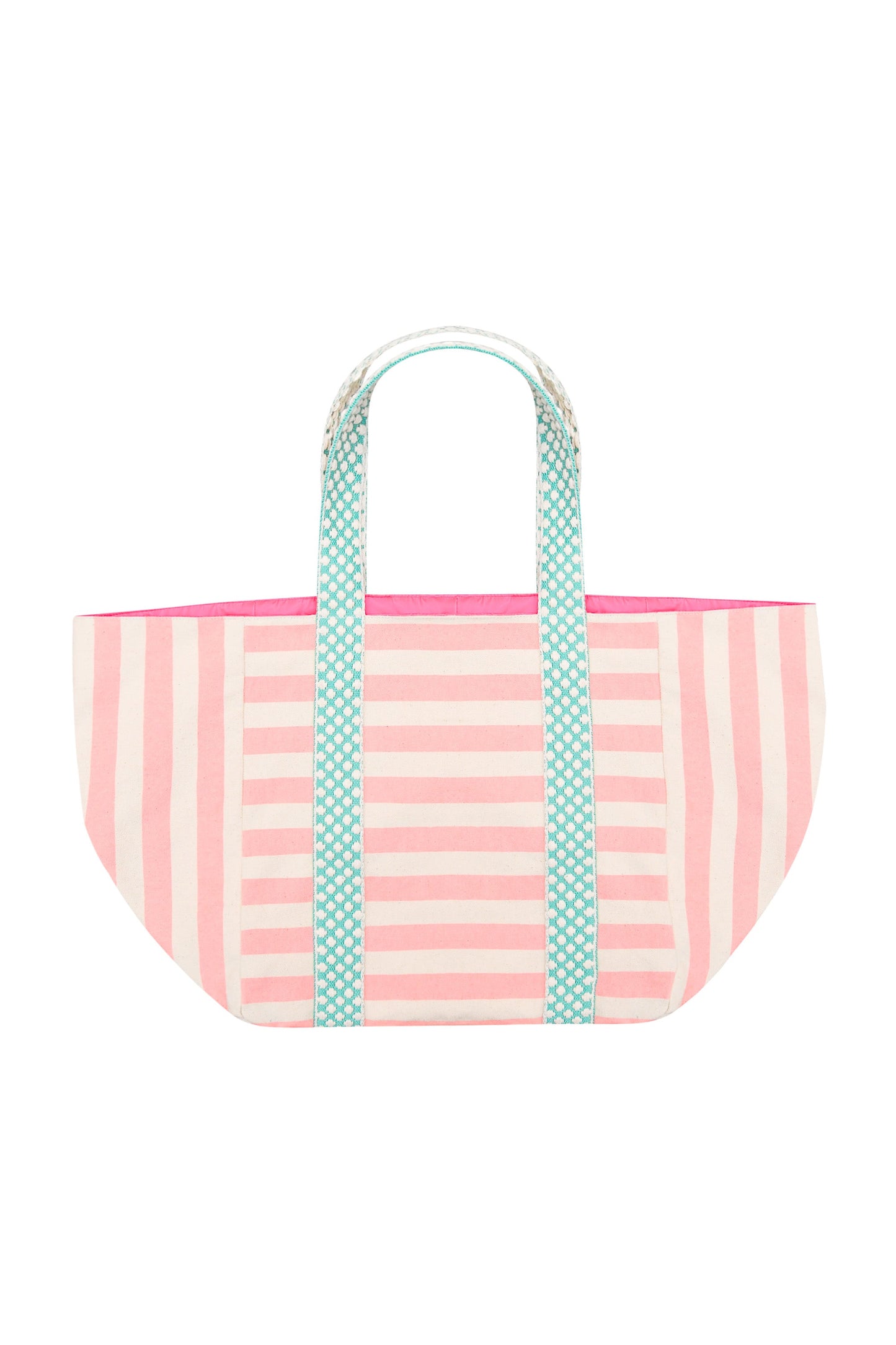 WIDE STRIPE BEACH BAG - Cockatoo