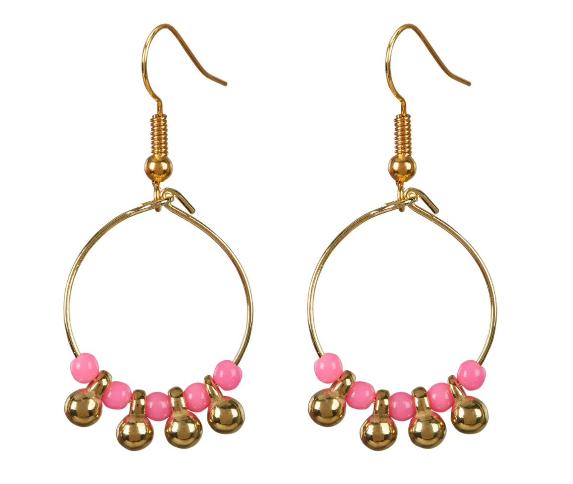 DINKY EARRINGS - PINK - Cockatoo
