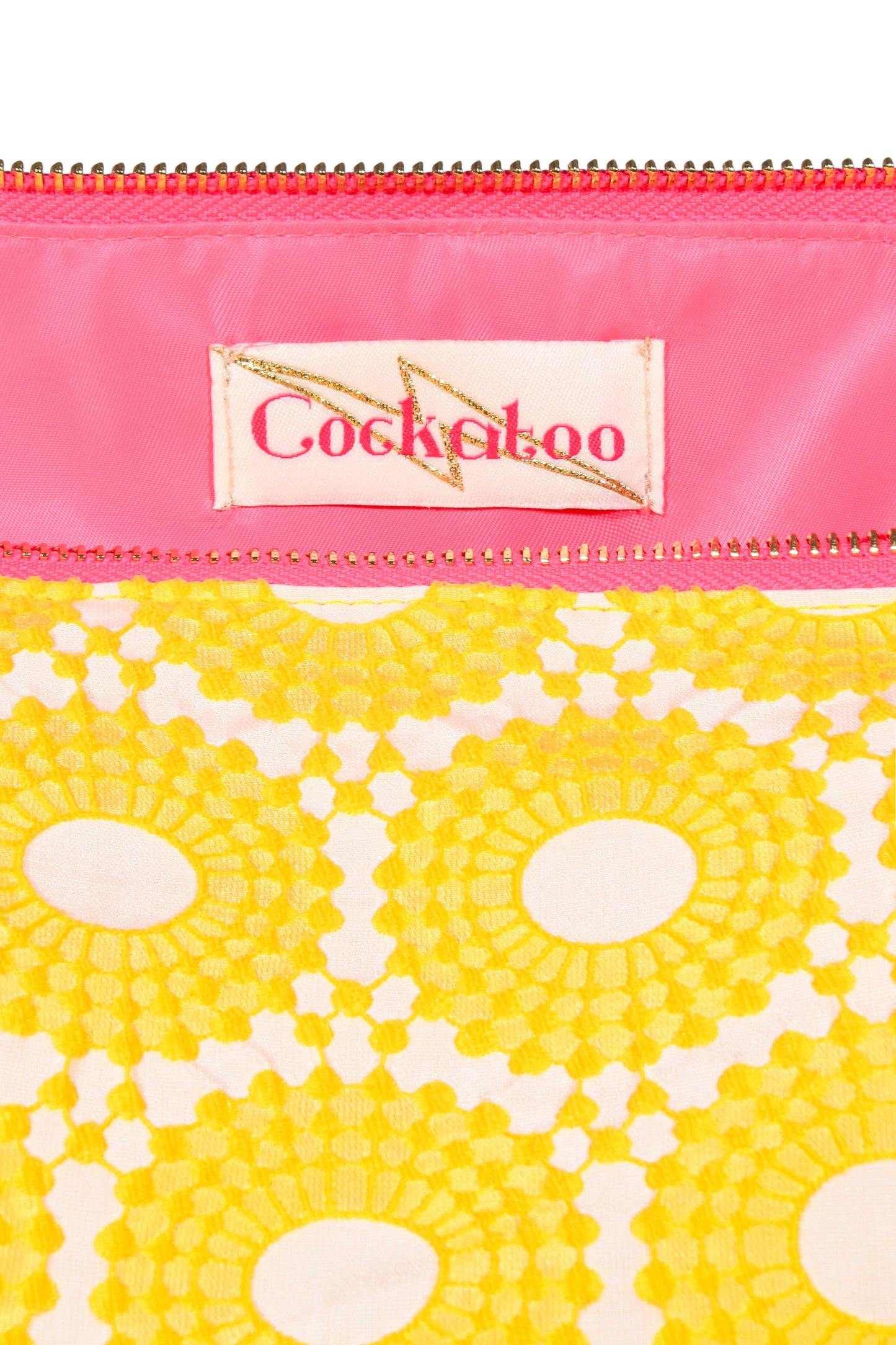 Small Yellow Circle Bag - Cockatoo