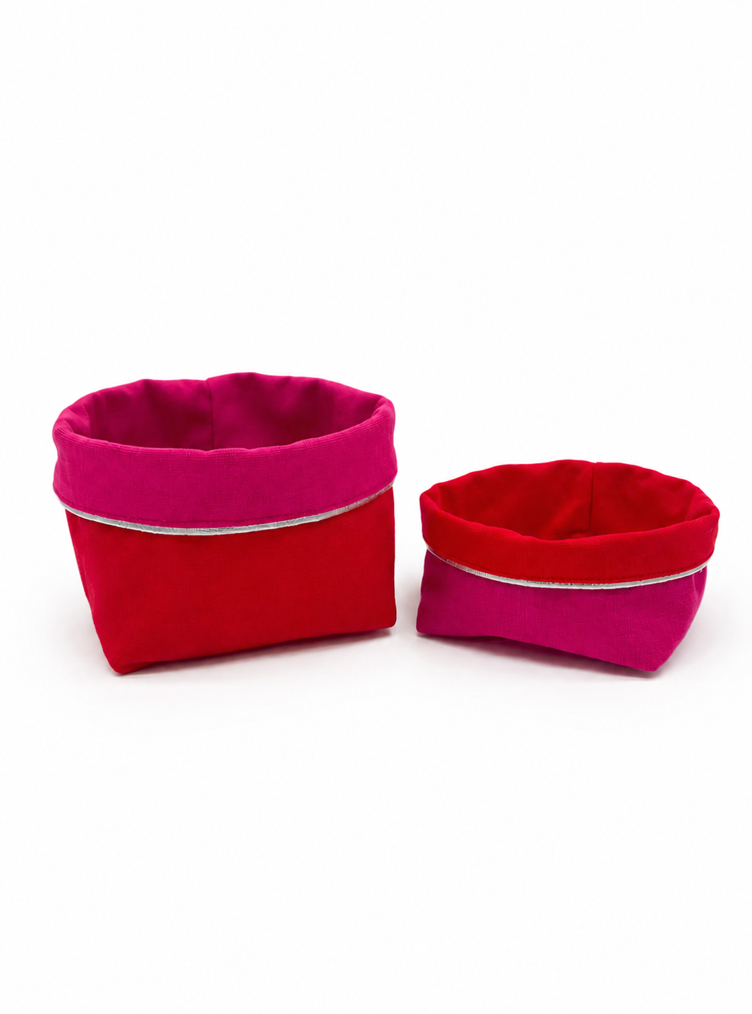 REVERSIBLE STORAGE POT | RED/PINK