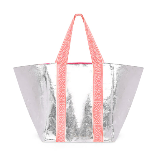 SMALL | KIDS SILVER BEACH BAG