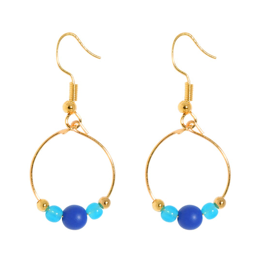 BOPPER EARRINGS - BLUE