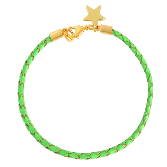 PLAITED STACKLET - GREEN