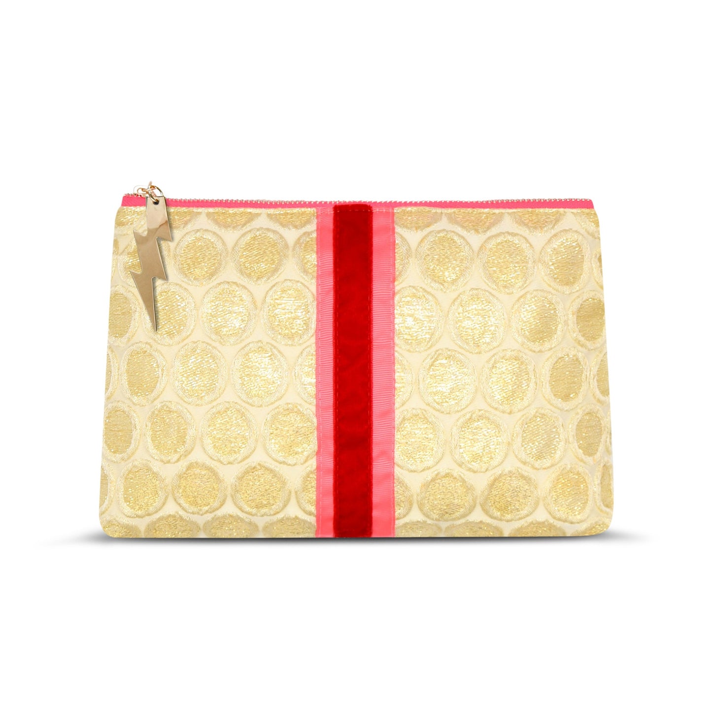 GOLD CIRCLE CLUTCH
