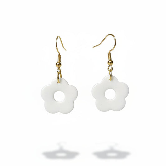 SMALL NATURAL FLOWER EARRINGS Cockatoo