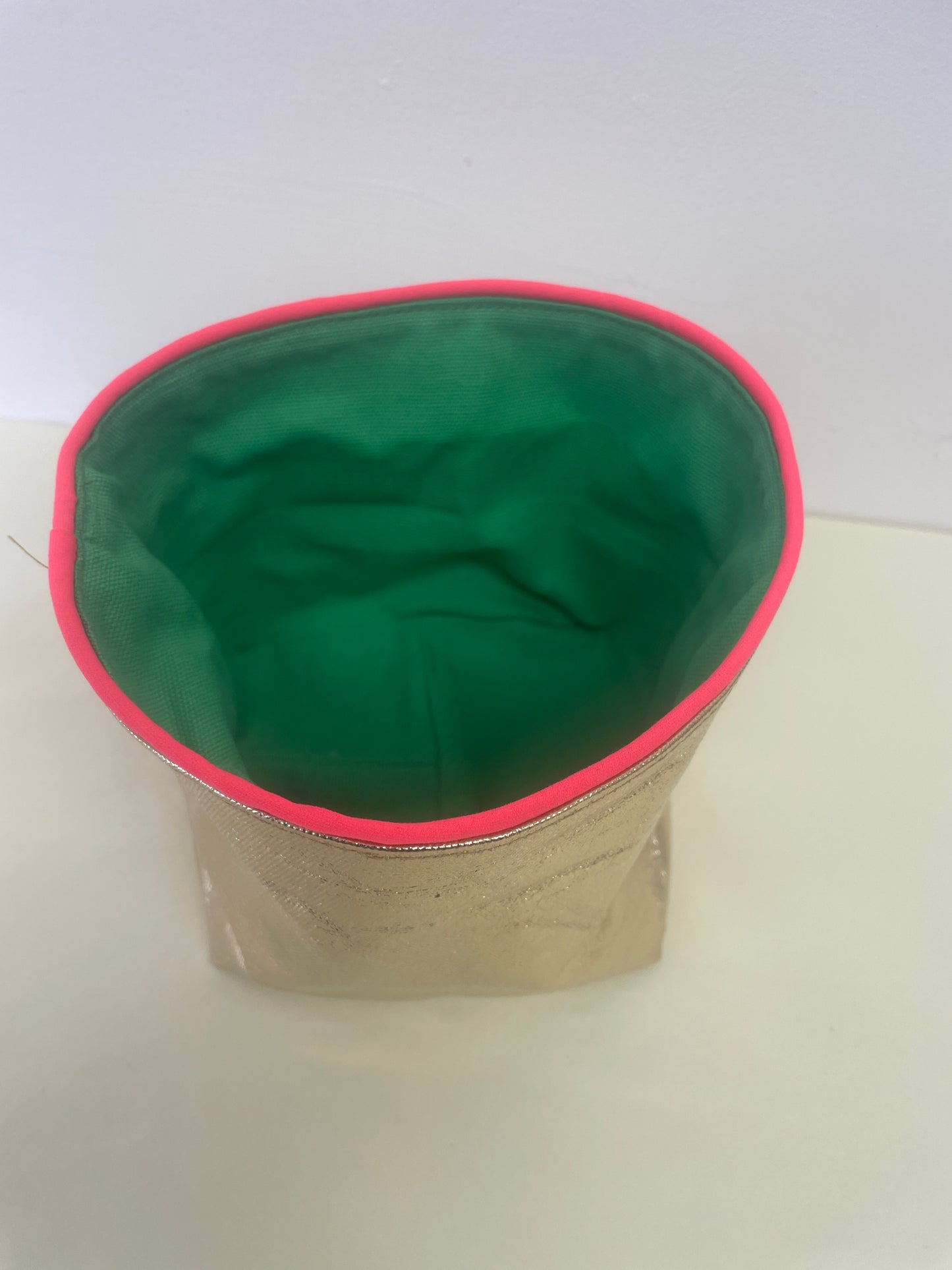 Reversible Storage Pot| Green/Gold