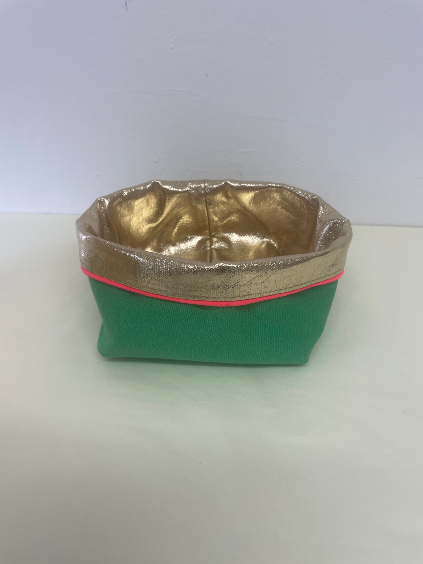 Reversible Storage Pot| Green/Gold