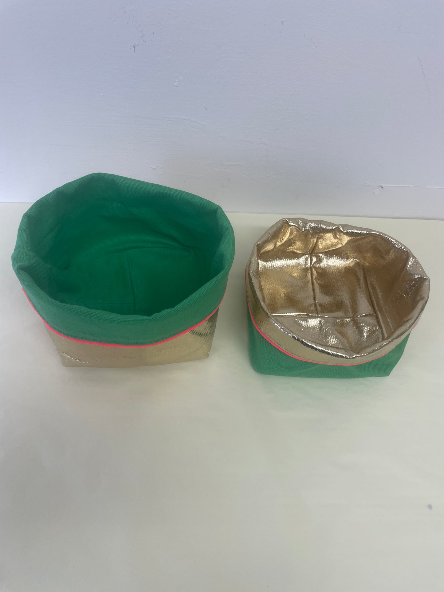 Reversible Storage Pot| Green/Gold