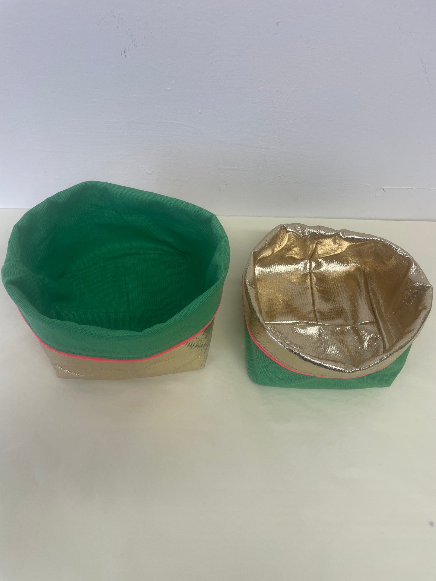 Reversible Storage Pot| Green/Gold