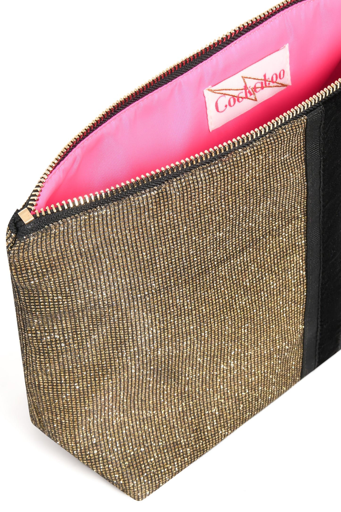 LARGE GOLD DISCO BAG