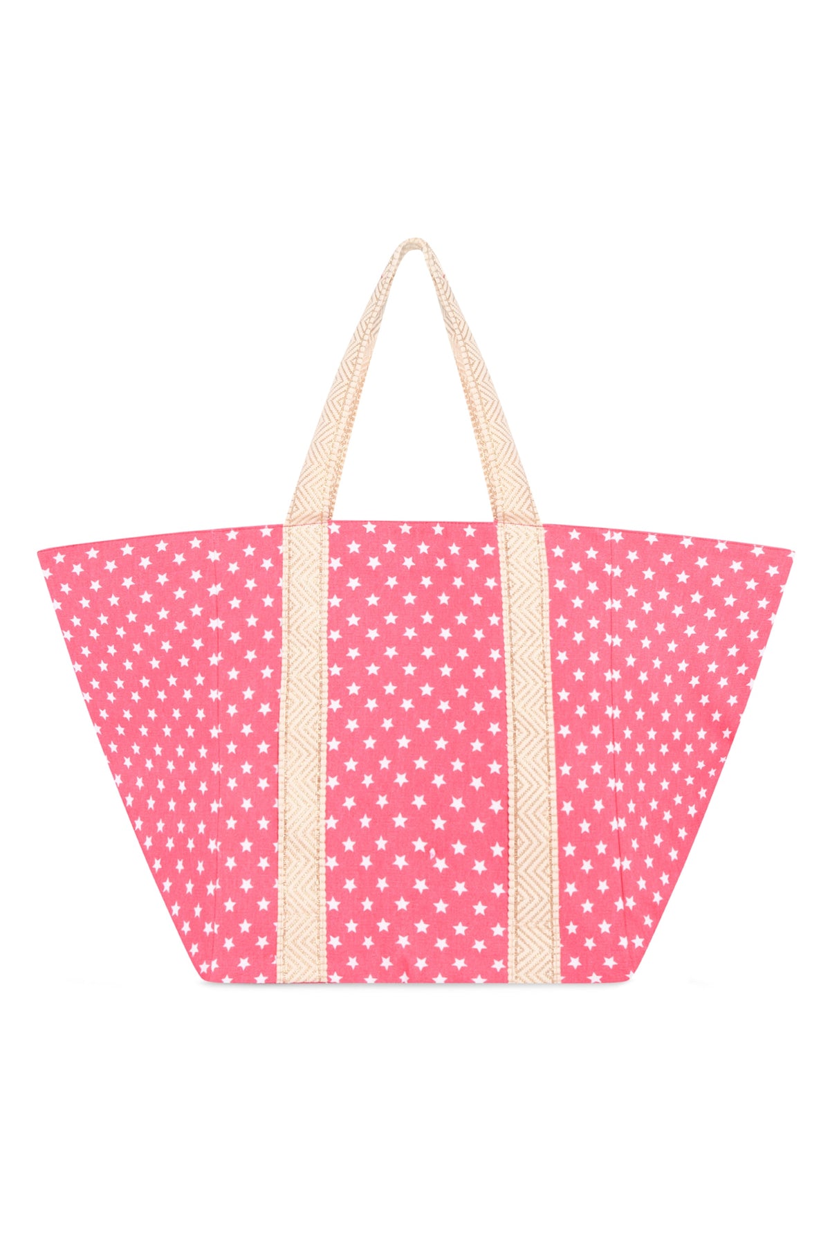 CORAL PINK/GOLD STARGAZER BEACH BAG Cockatoo