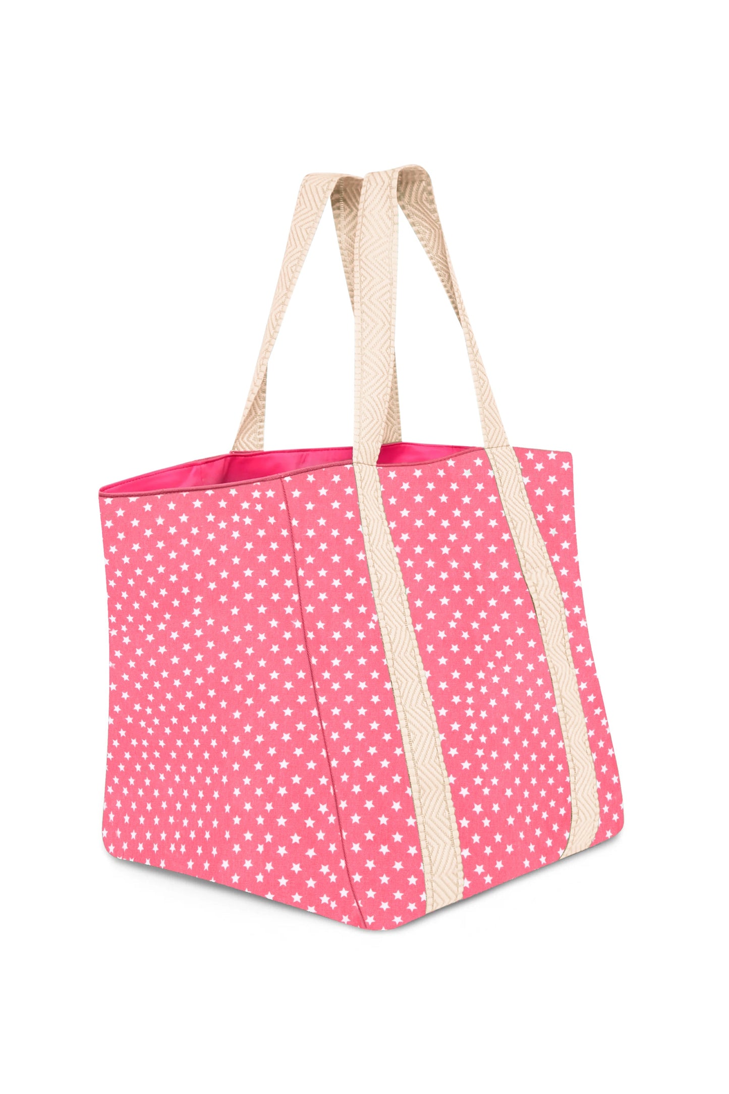 CORAL PINK/GOLD STARGAZER BEACH BAG Cockatoo