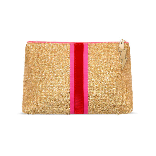 GOLDEN SHIMMER CLUTCH