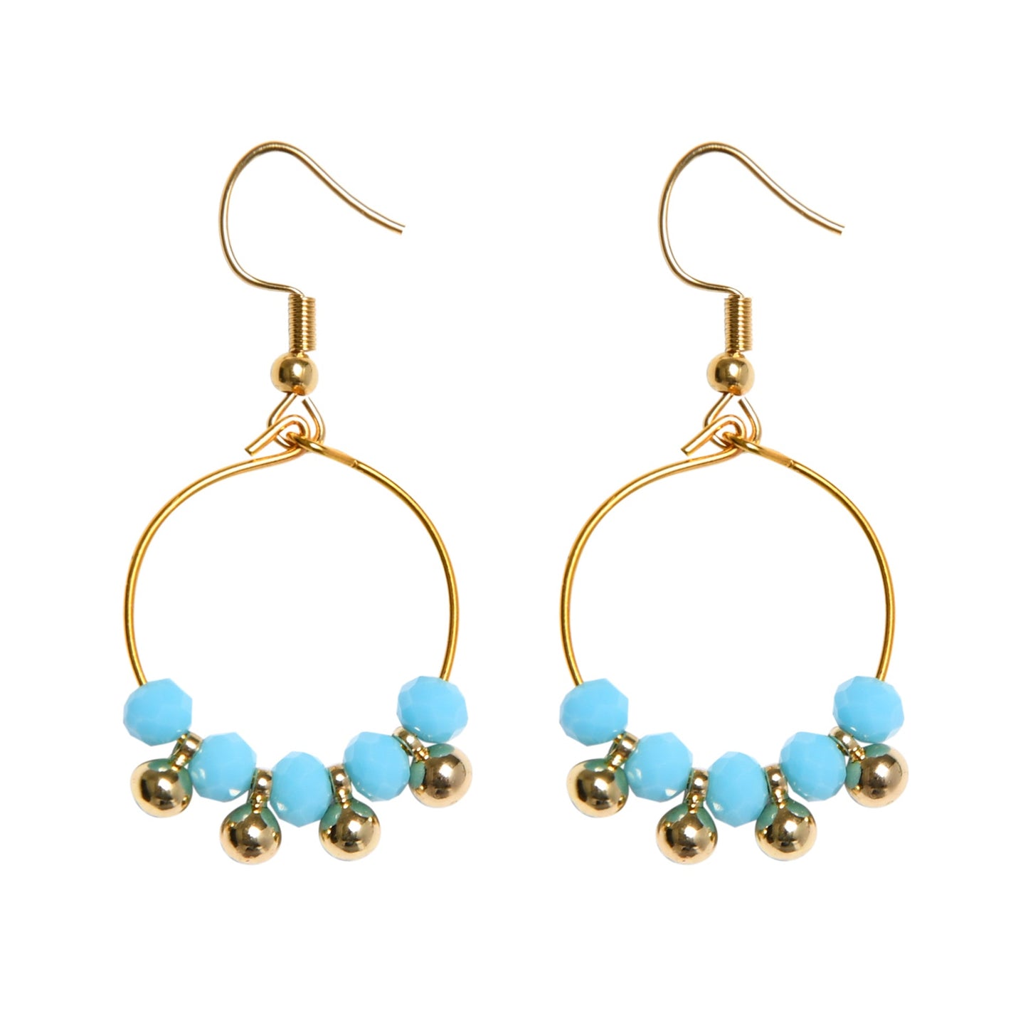 MINKY EARRINGS - TURQUOISE