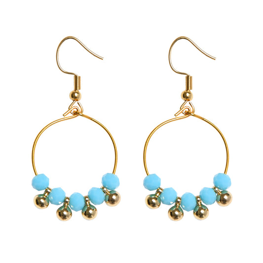MINKY EARRINGS - TURQUOISE