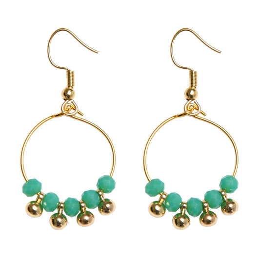 MINKY EARRINGS - AQUA