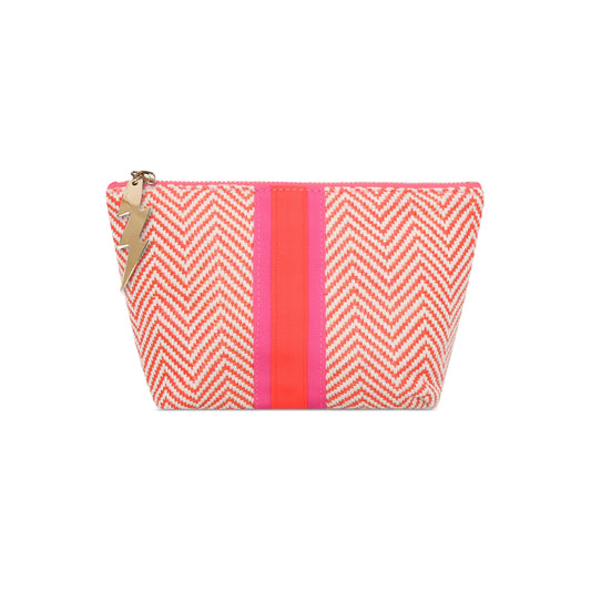 SMALL RED ZIG ZAG BAG