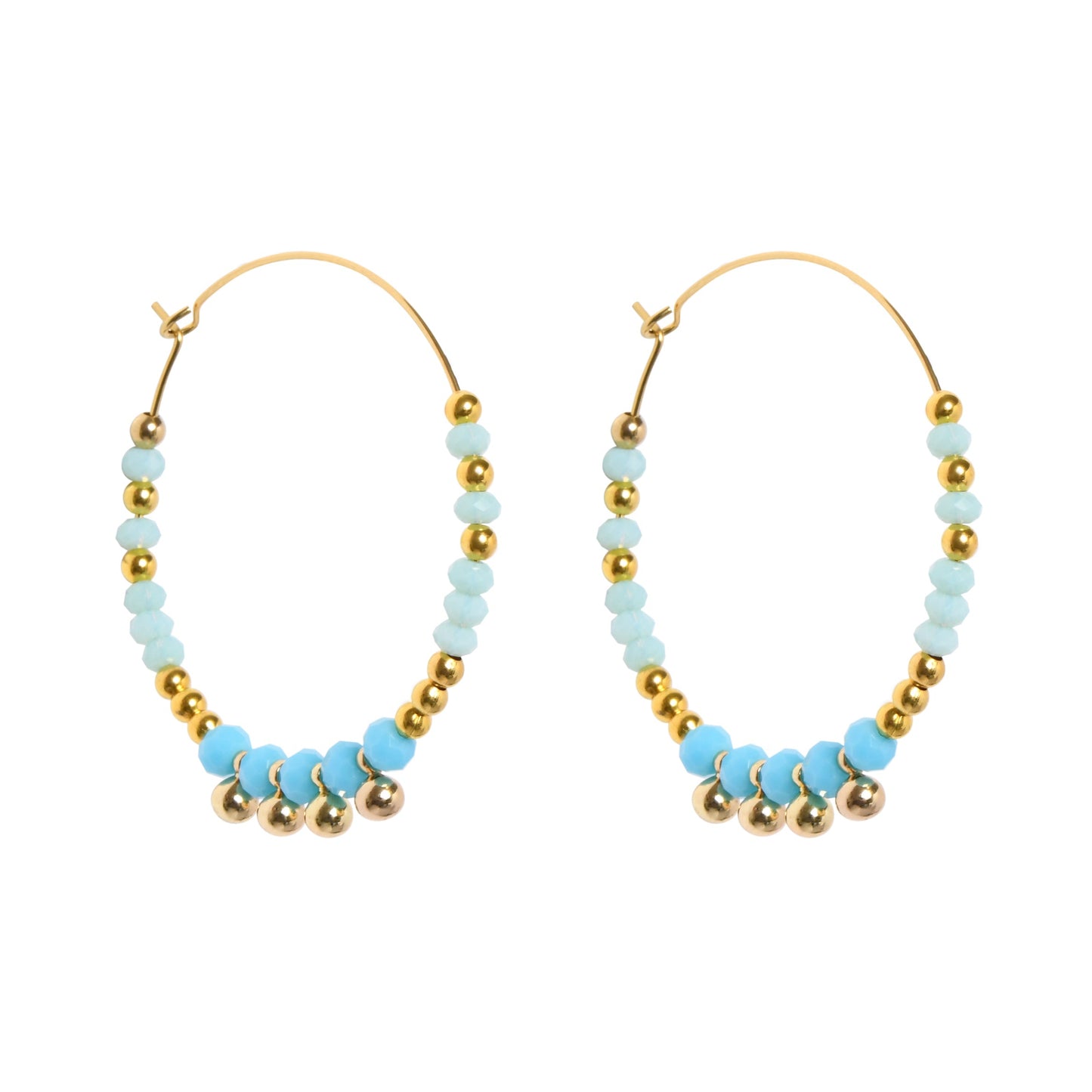 SEABREEZE HOOPS - TURQUOISE
