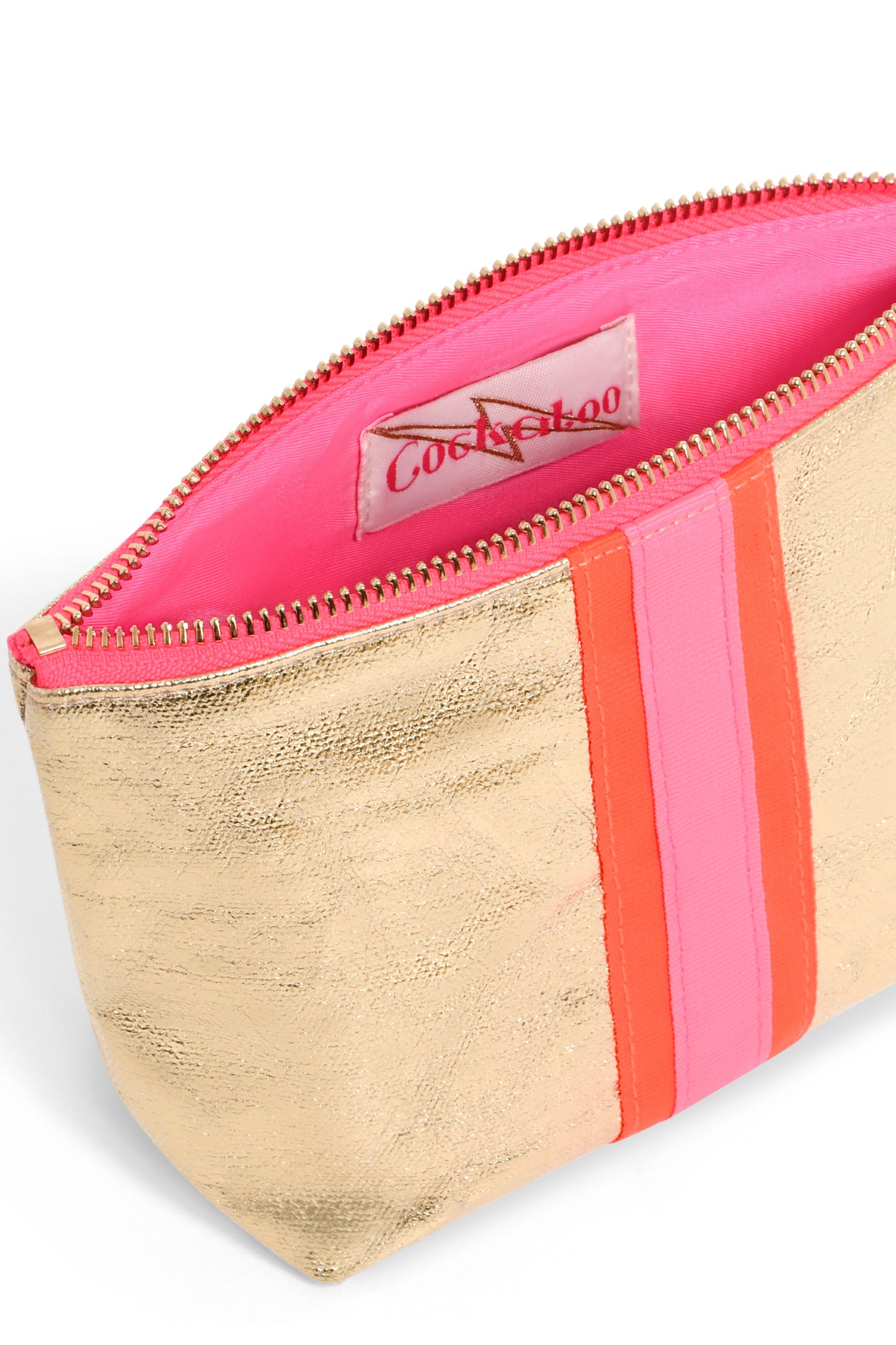 NEW SMALL SHEENY GOLD BAG
