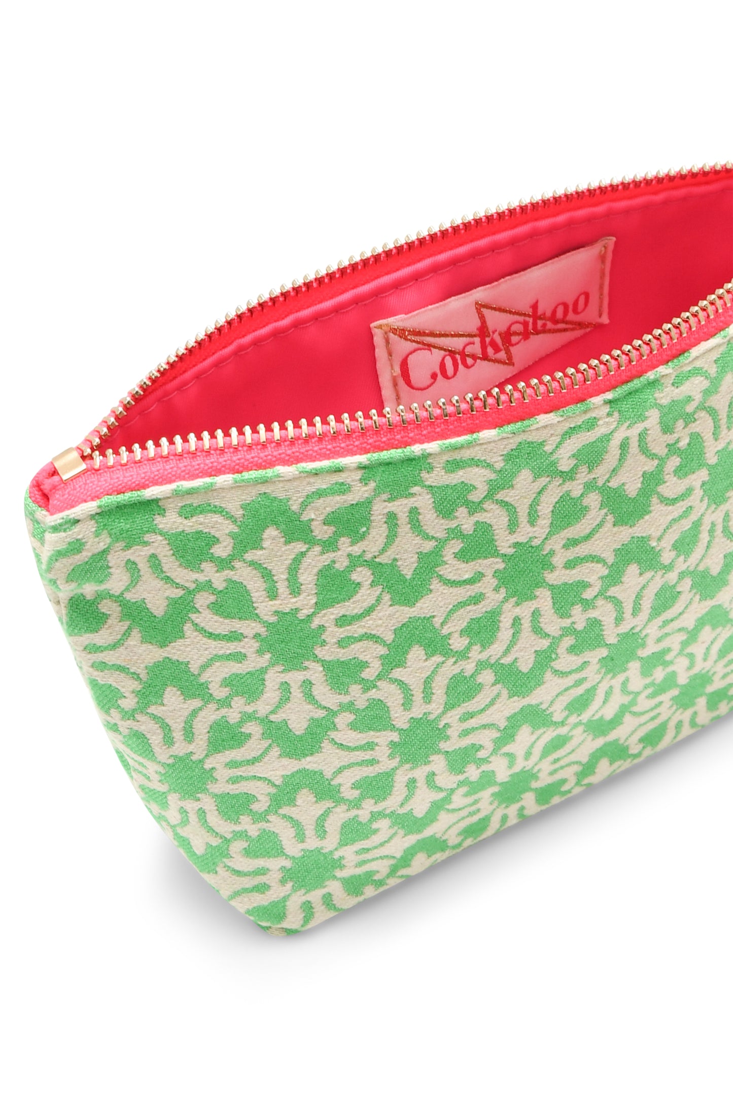 SMALL GREEN PATTERNED BAG