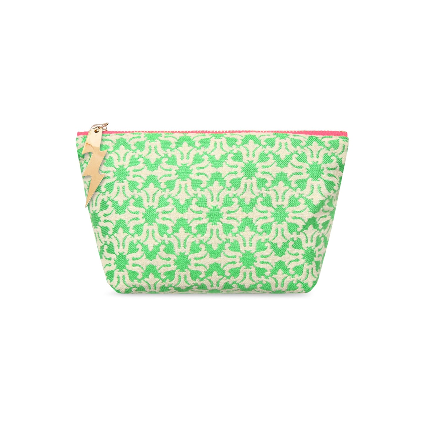 SMALL GREEN PATTERNED BAG