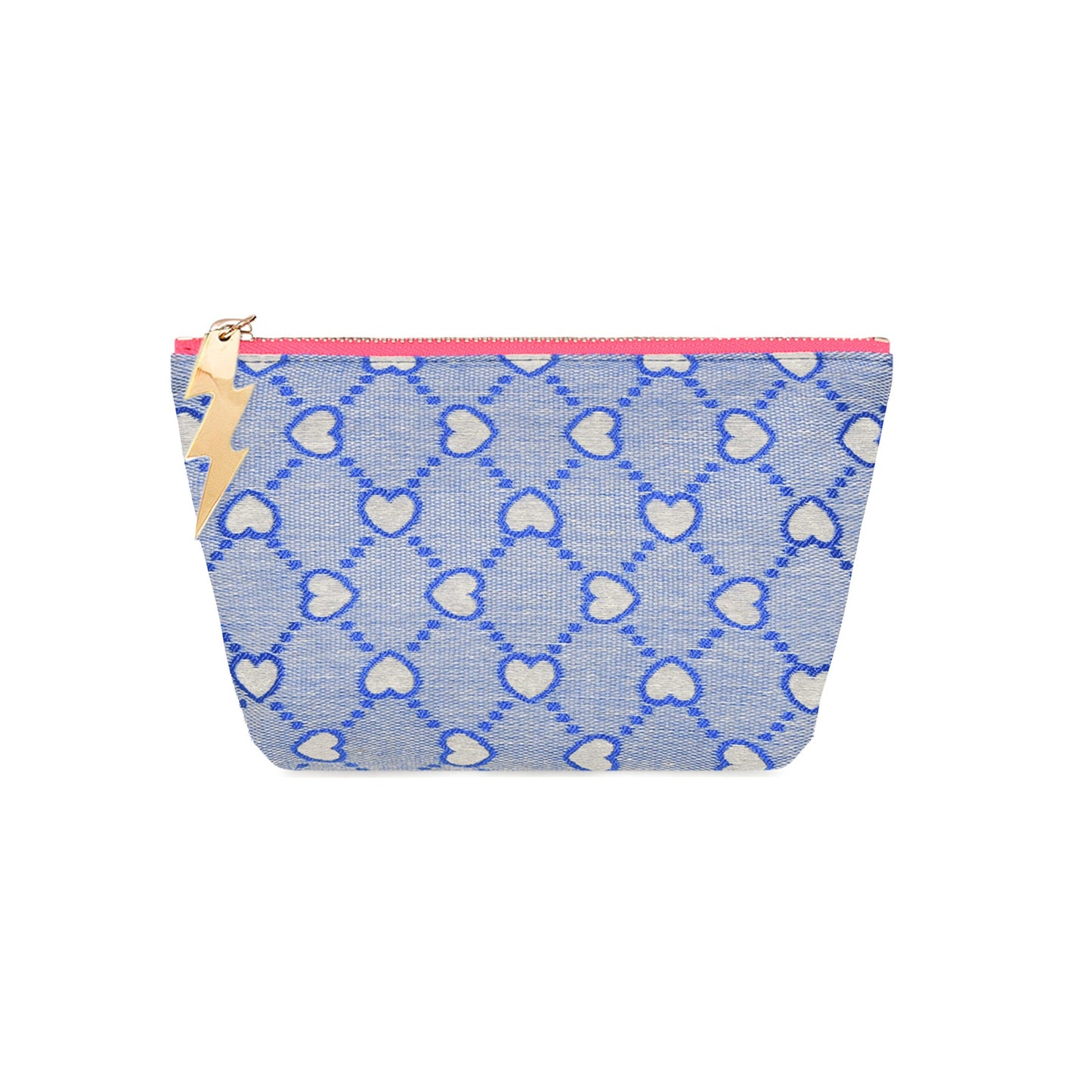 SMALL BLUE LOVE HEART BAG
