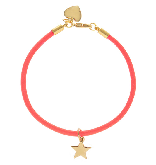 ELASTIC FANTASTIC BRACELET - NEON RED - Cockatoo
