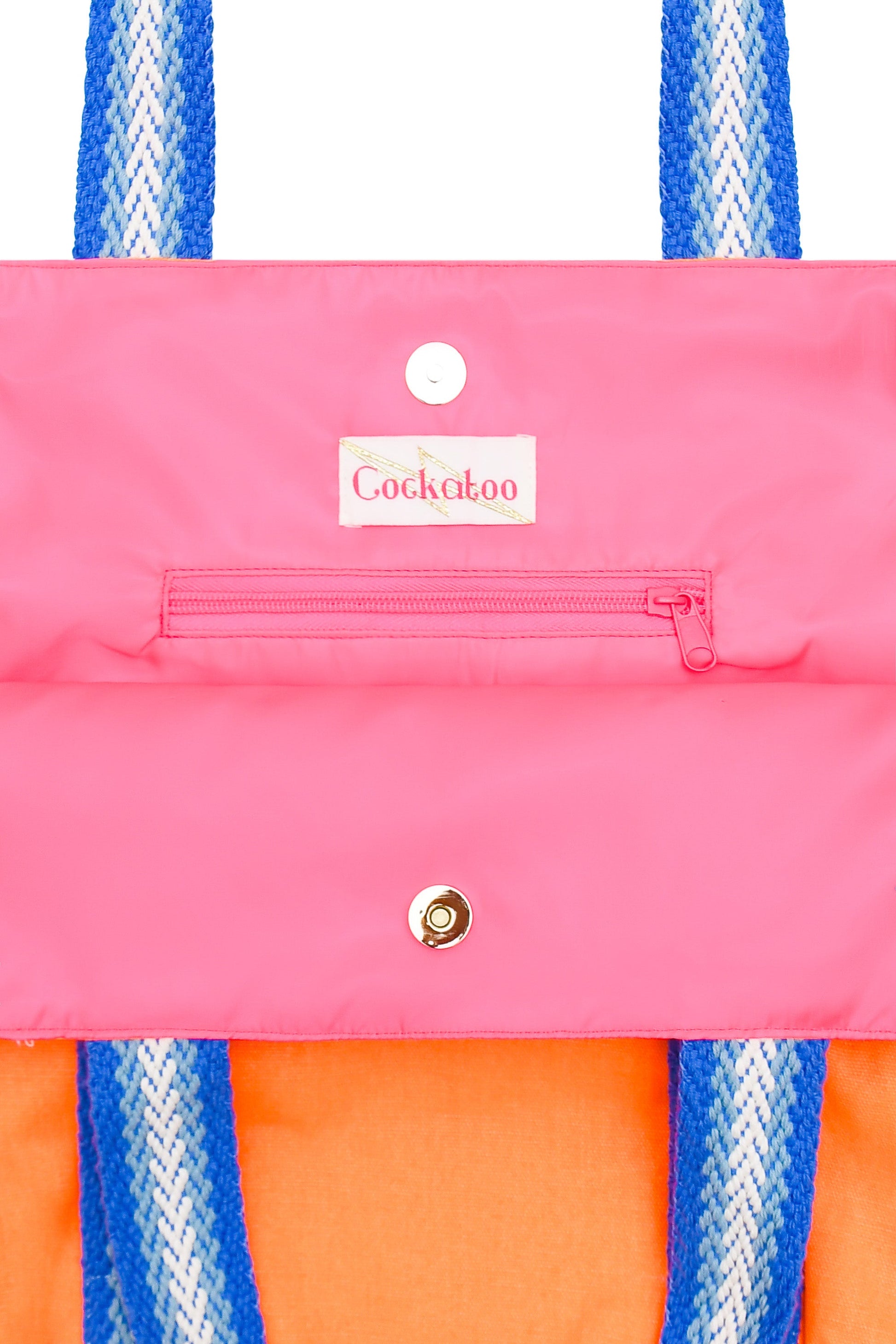BRIGHT ORANGE BEACH BAG - Cockatoo