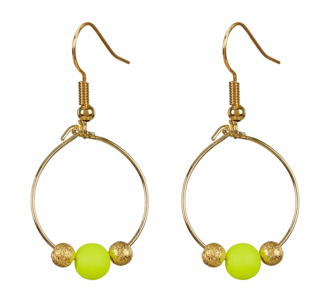 BIRDIE EARRINGS - YELLOW - Cockatoo