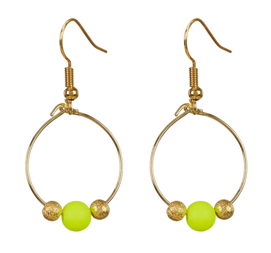 BIRDIE EARRINGS - YELLOW - Cockatoo